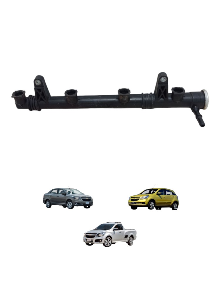 Flauta Bico Injetor Gm Cobalt Agile Montana 2012 A 2014