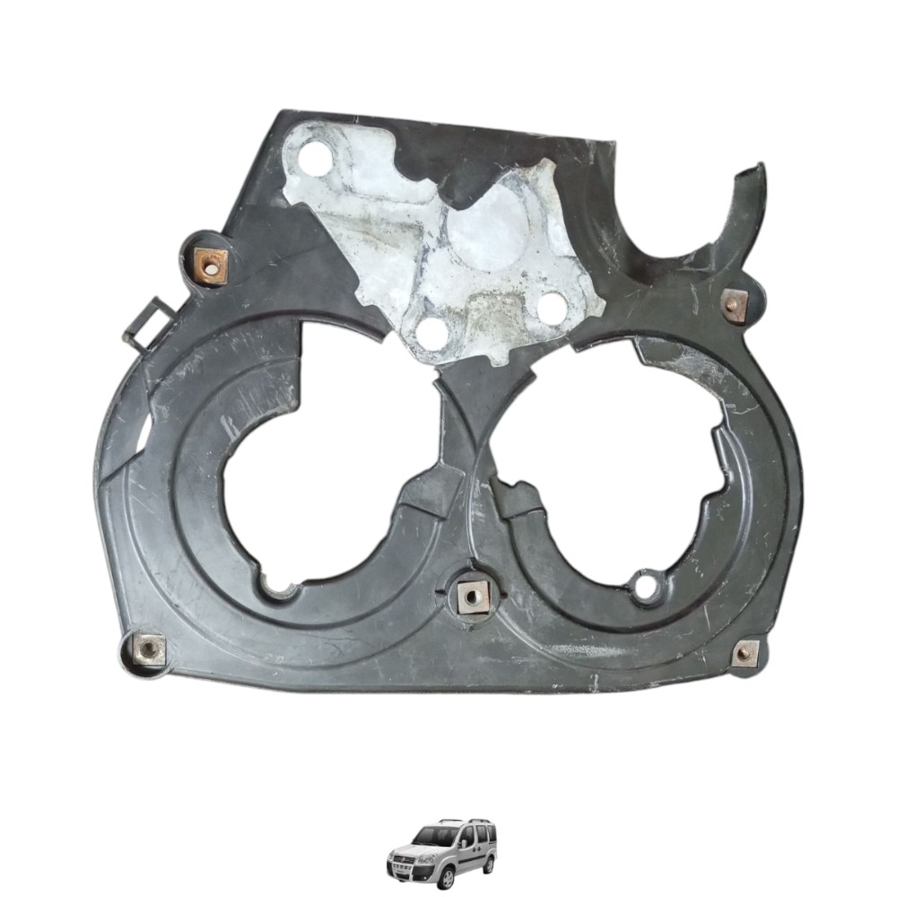Tampa Protetora Correia Dentada Fiat Doblo 2011 A 2017 Preto