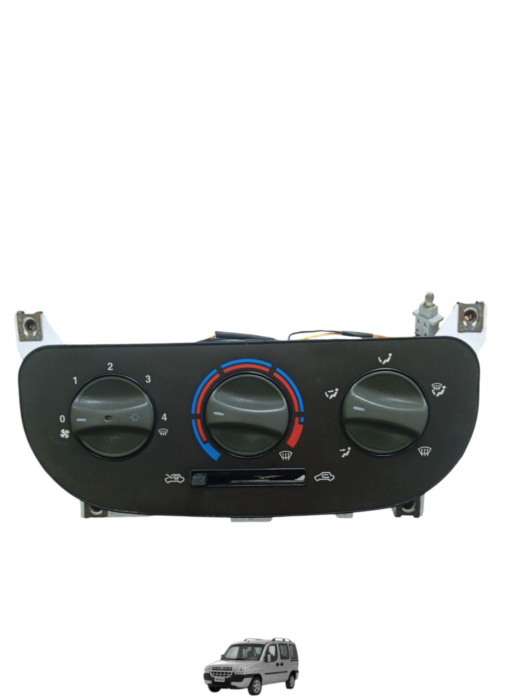Painel Controle Ar Condicionado Fiat Doblo 2009 A 2015