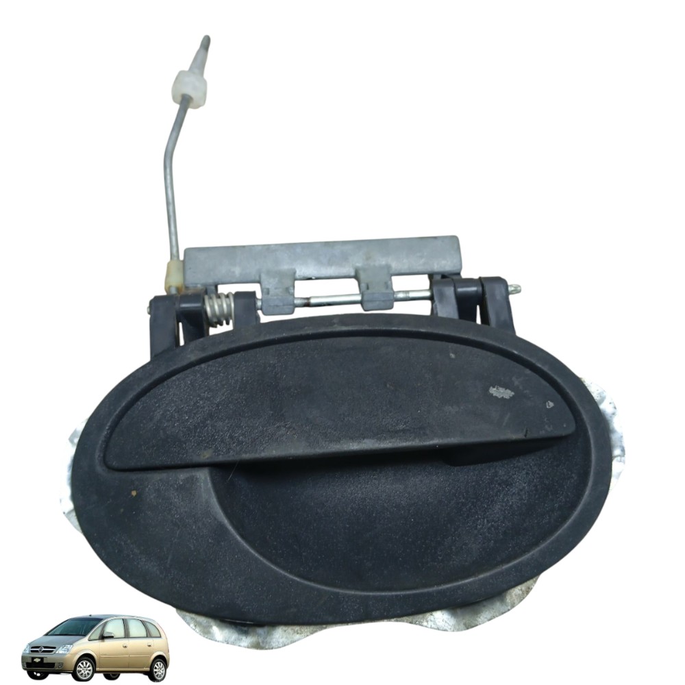 Maçaneta Externa L Direito Gm Meriva 2005 Preto