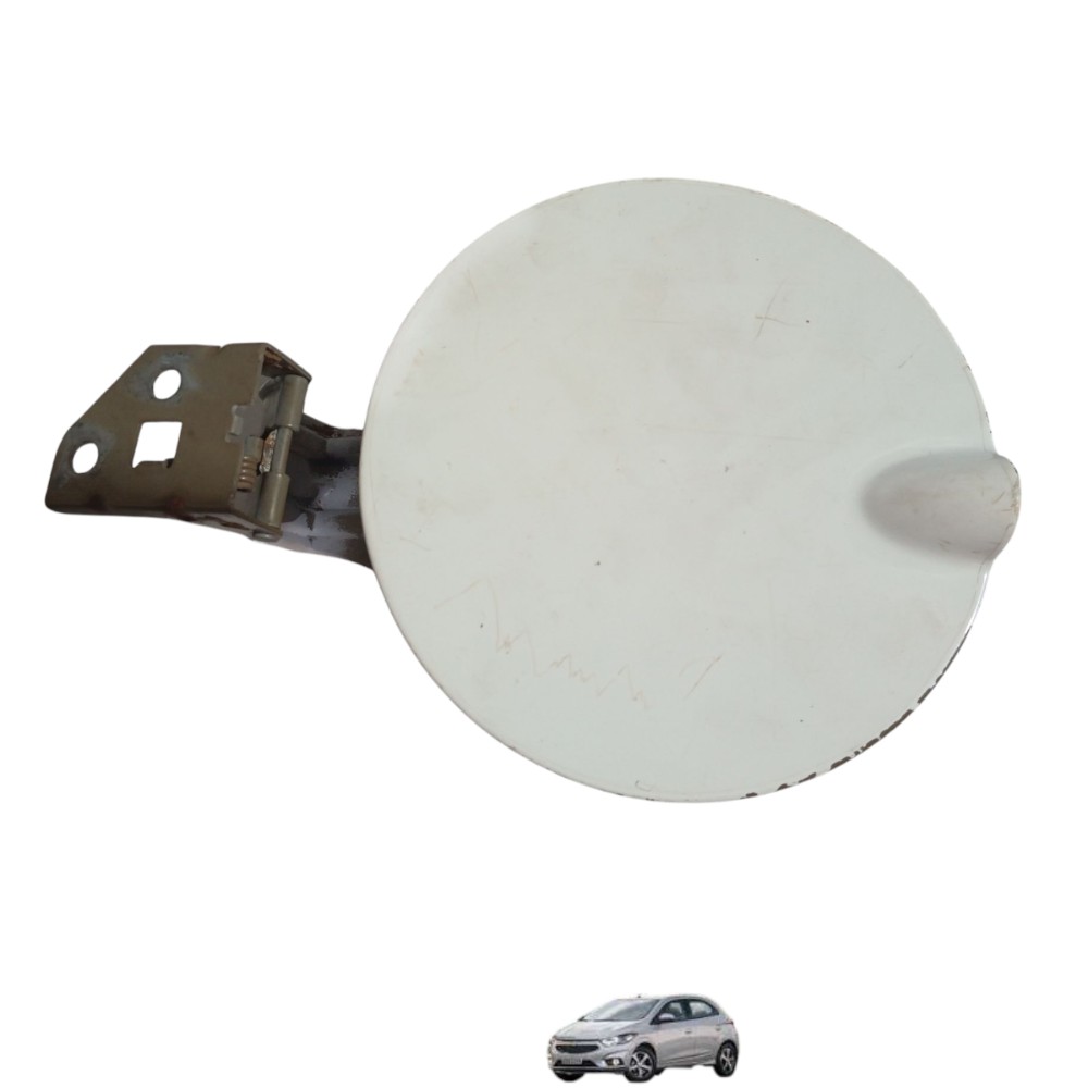 Tampa Portinhola Tanque Combustível Gm Onix 2013 A 2019 Branco 2013