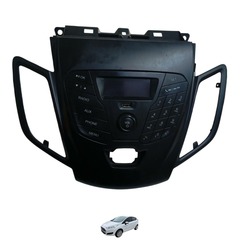 Radio Multimídia P/ Desbloqueio Ford New Fiesta 2014 A 2019