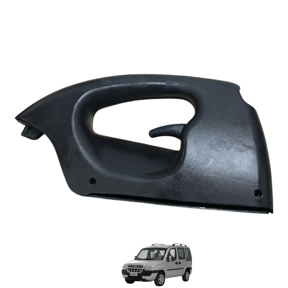 Maçaneta Externa T Direita Fiat Doblo 2009 Preto Traseira