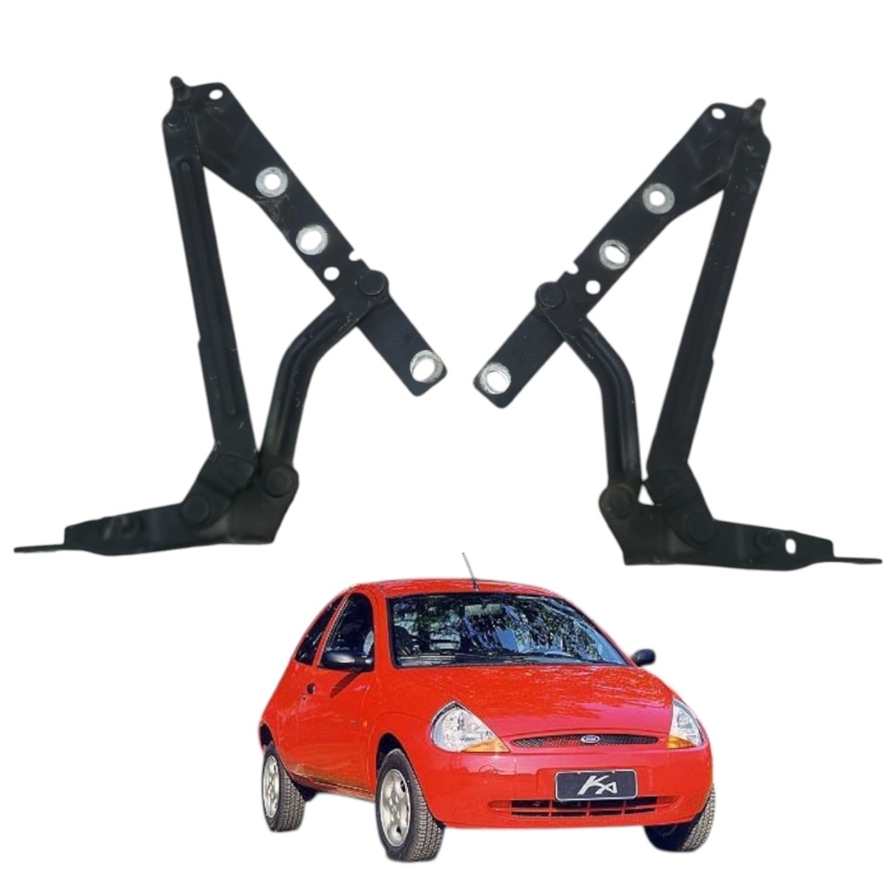 Par De Dobradiça Capo Ford Ka Modelo 2000 Á 2009 6