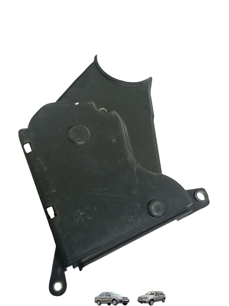 Capa Proteção Correia Dentada Fiat Palio Siena 2005 A 2012 Preto