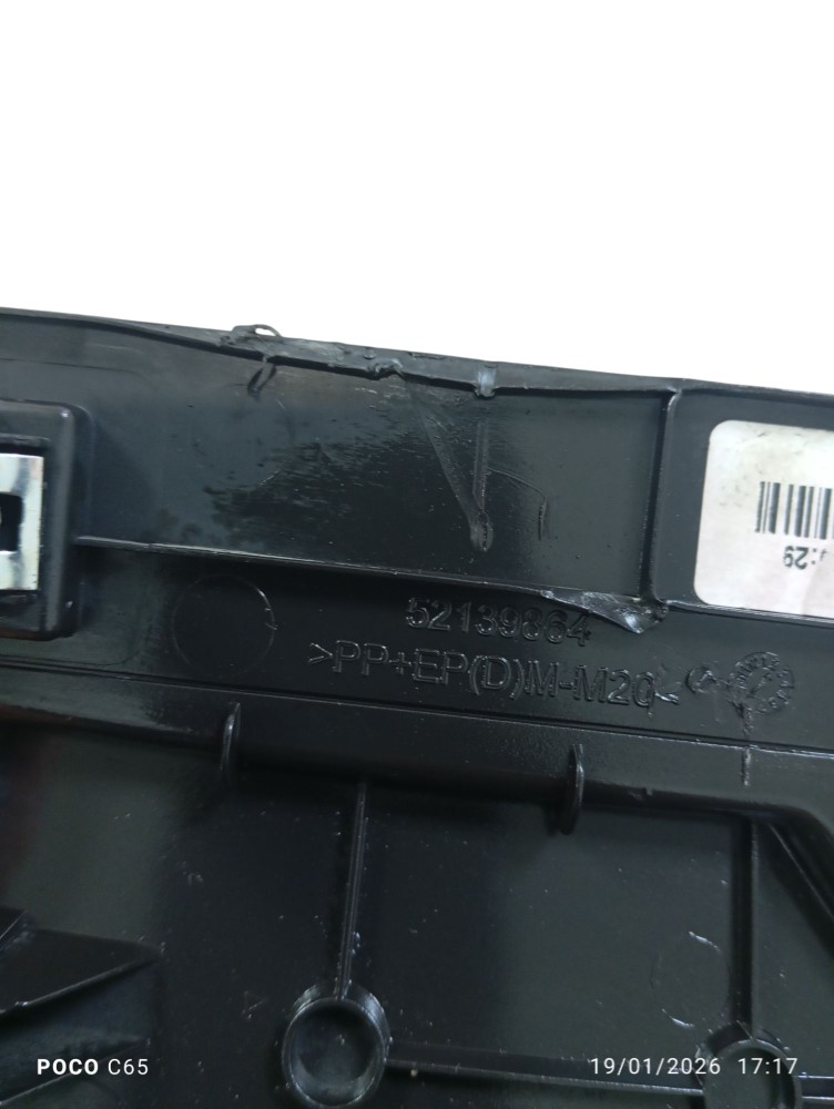 Moldura Inferior Volante Chave De Luz Chevrolet Prisma 2019 2