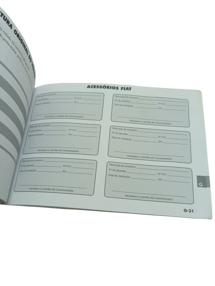 Manual Proprietario Fiat Palio Siena Palio Wk Strada 2002