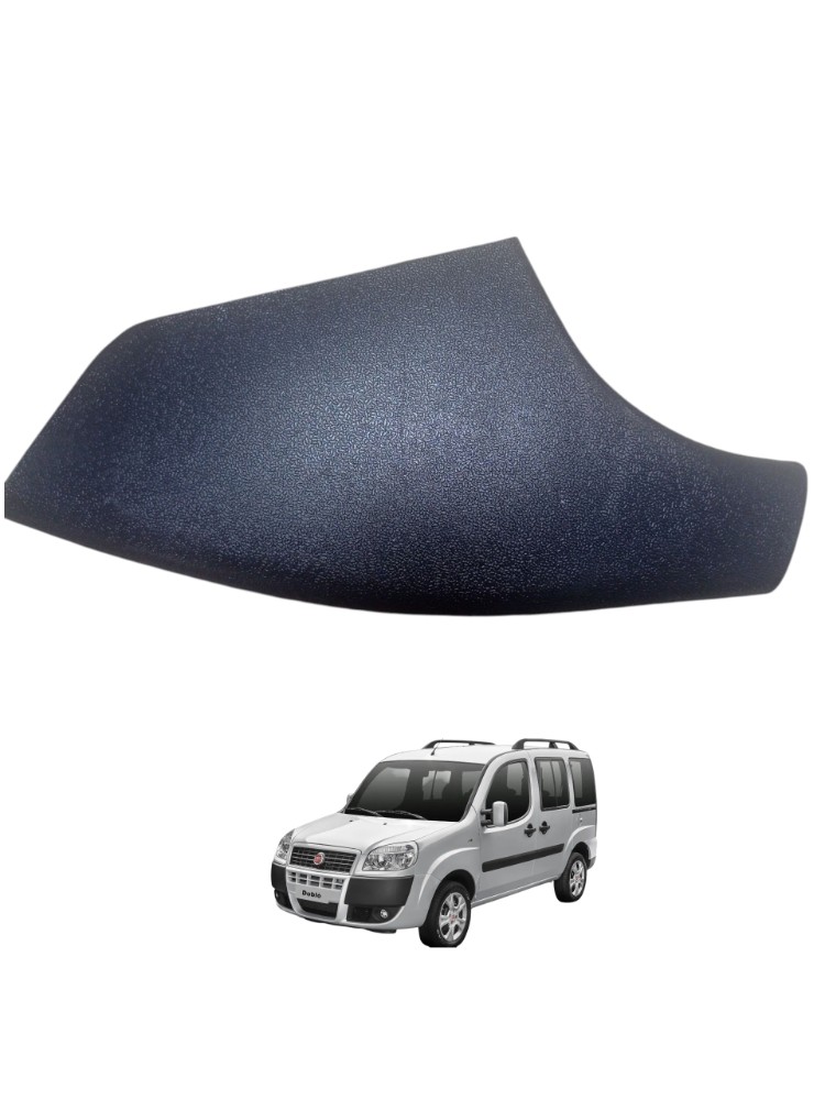 Moldura Banco Dianteiro Direito Fiat Doblo 2004 Preto