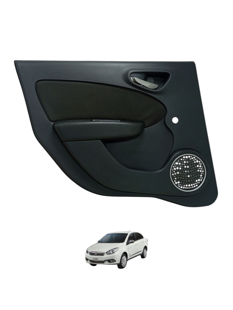 Forro Porta Traseira Esquerda Fiat Grand Siena 2013 A 2021 Preto