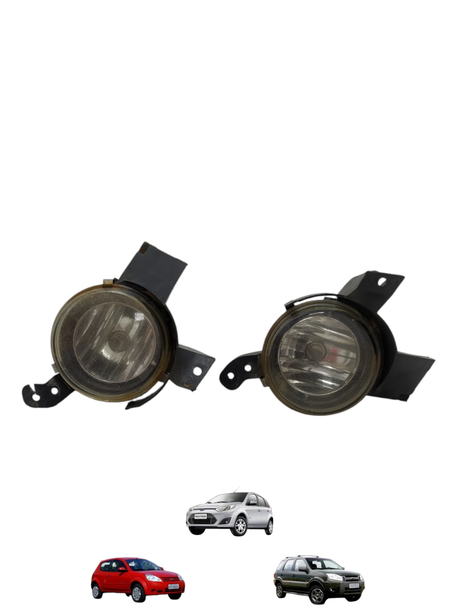 PAR FAROL MILHA FORD KA ECOSPORT FIESTA ROCAN