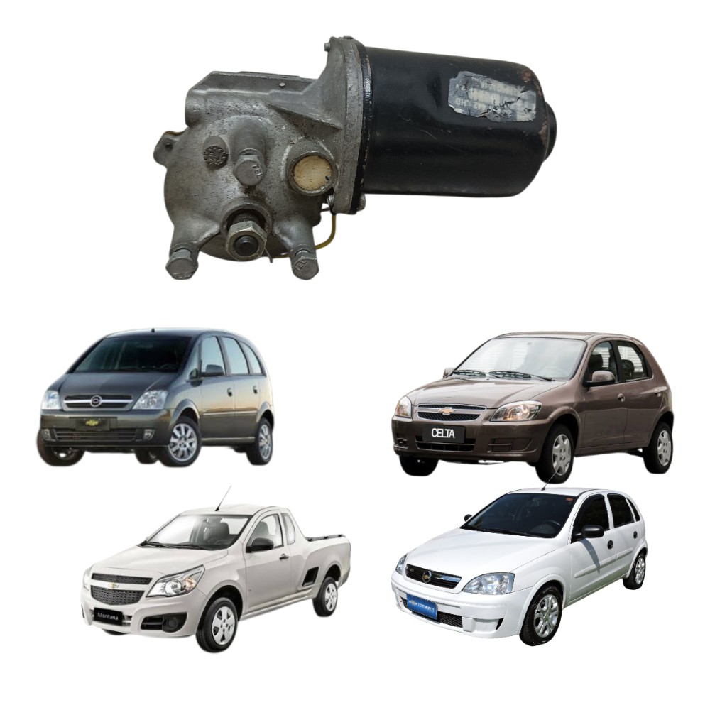 Motor limpador parabrisa GM Corsa Montana 2003 a 2010 5