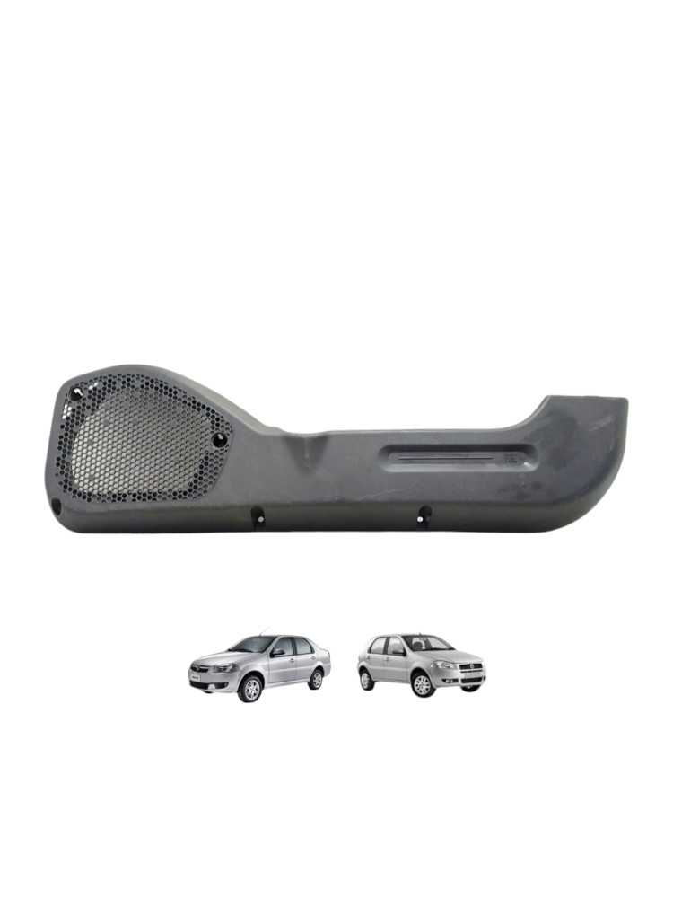 Porta Objetos Dianteiro Direito Fiat Siena Palio 2010 A 2014 Preto