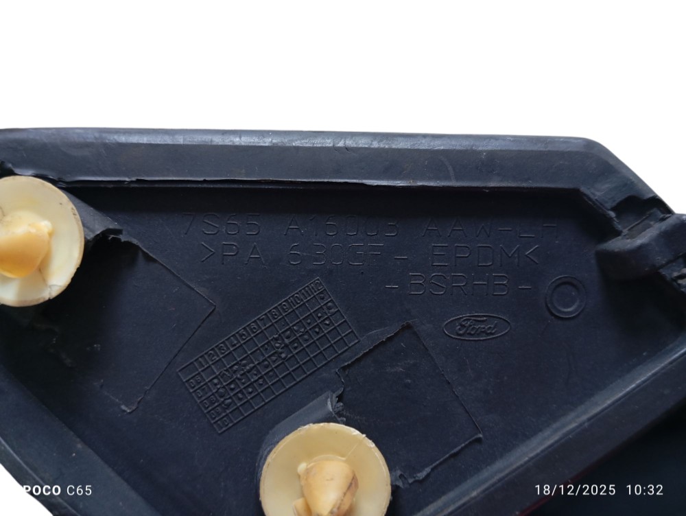 Moldura Externa Retrovisor L Direito Ford Fiesta 2009 3
