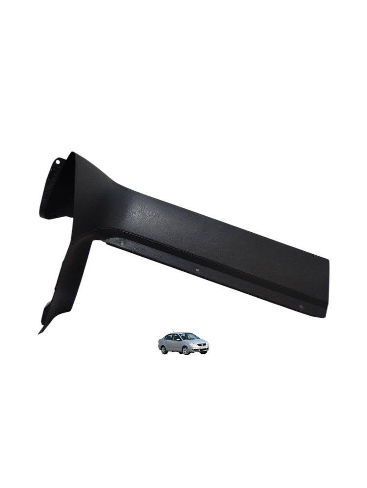 Acabamento Inferior Painel Esquerdo Vw Polo 2004 A 2014 Preto
