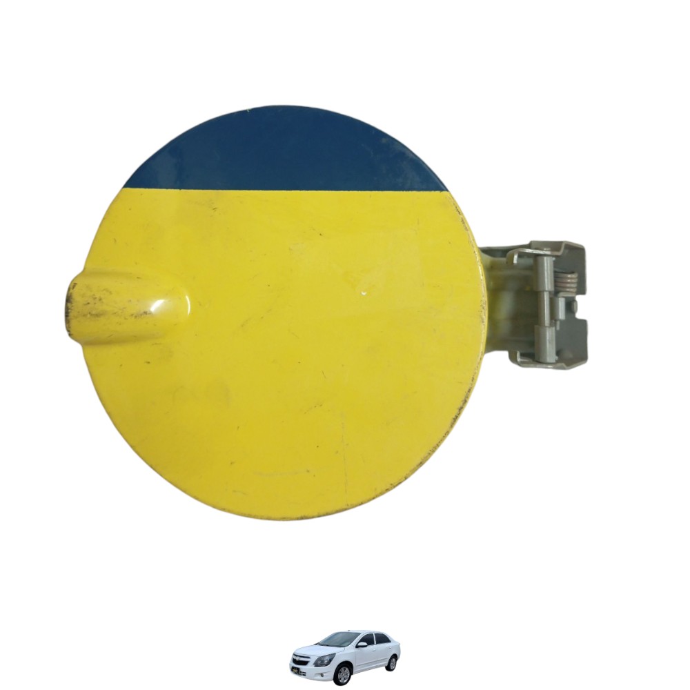 Tampa Portinhola Tanque Combustível Gm Cobalt 2012 A 2020 Amarelo 2012