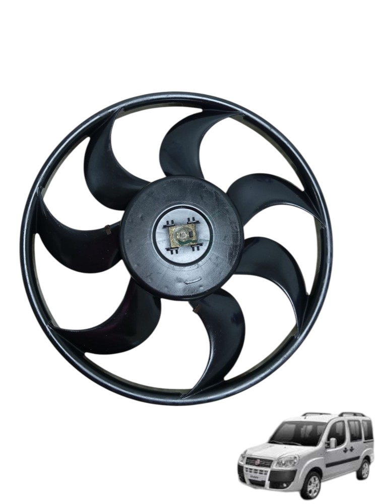 Ventoinha Radiador Fiat Doblo 2002 A 2011