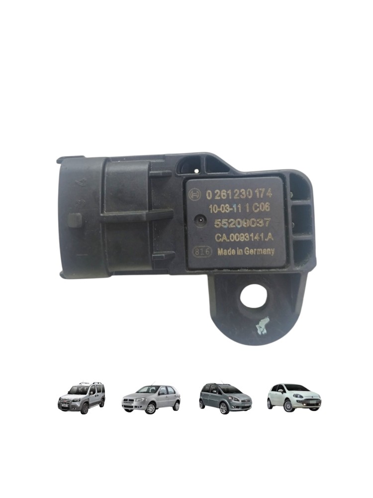 Sensor MAP Doblo Idea Palio Punto 1 0 1.3 1.4 2005 a 2014
