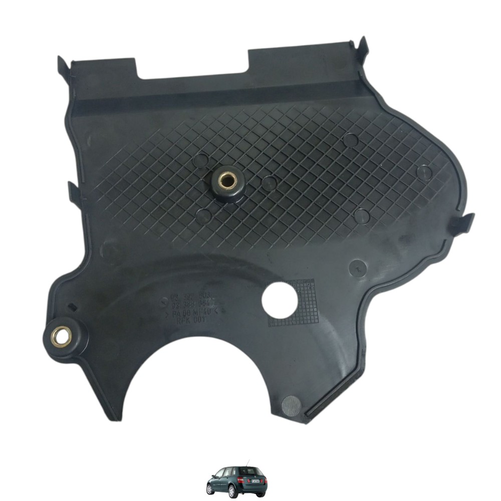 Capa Inferior Correia Dentada Fiat Stilo 2003 Preto
