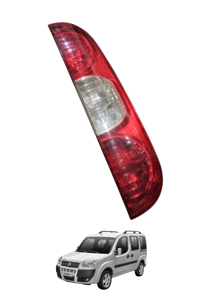 Lanterna Traseira Direita Fiat Doblo 2011 A 2021 Direito/passageiro Vermelho 3