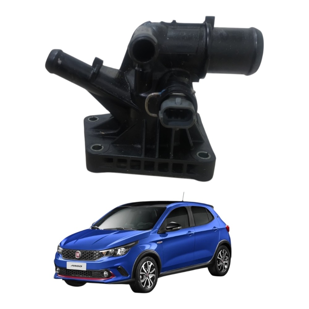 Carcaca Valvula Termostática Fiat Argo/uno 2018 Á 2020