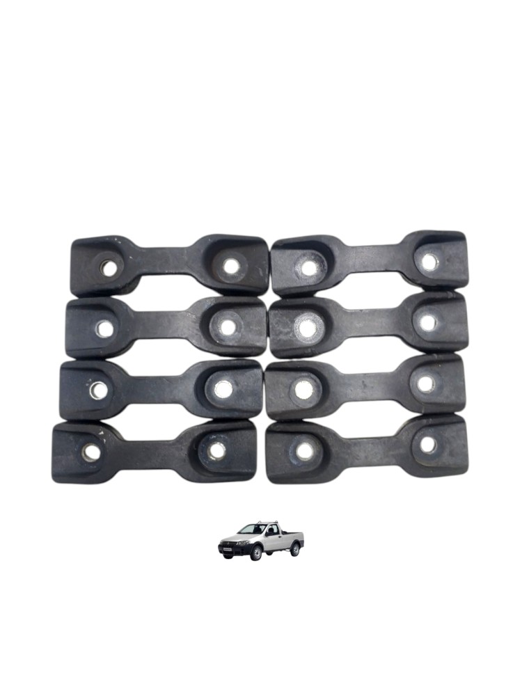 Kit 8 Ganchos Caçamba Fiat Strada 2005 A 2012