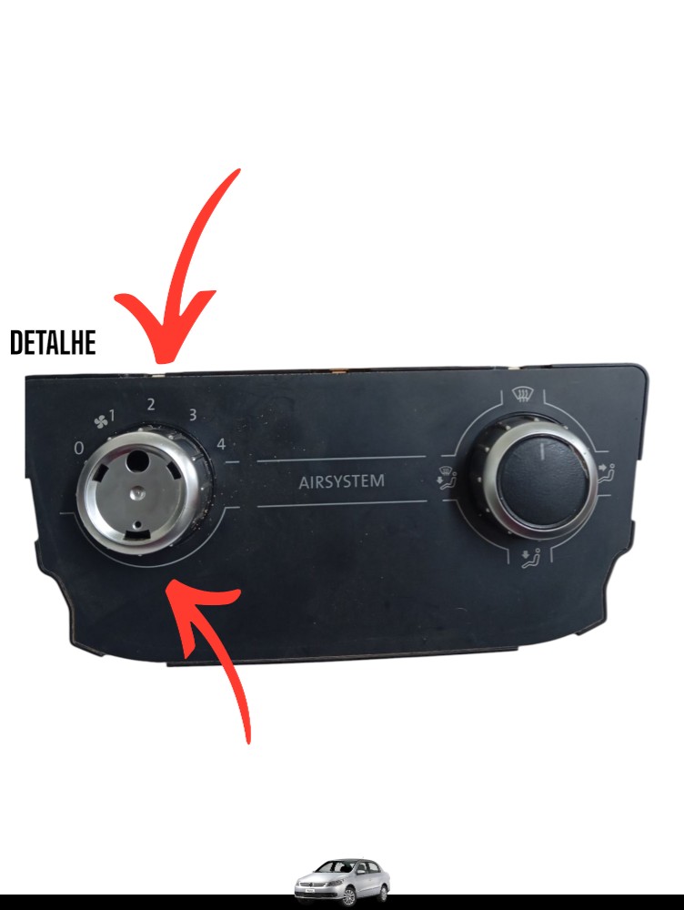 Comando Ar Ventilação Vw Gol Saveiro Voyage G5