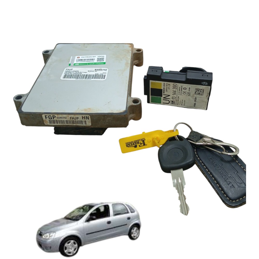 Kit Code Injeção Eletrônica Gm Corsa Hatch 2003 A 2012