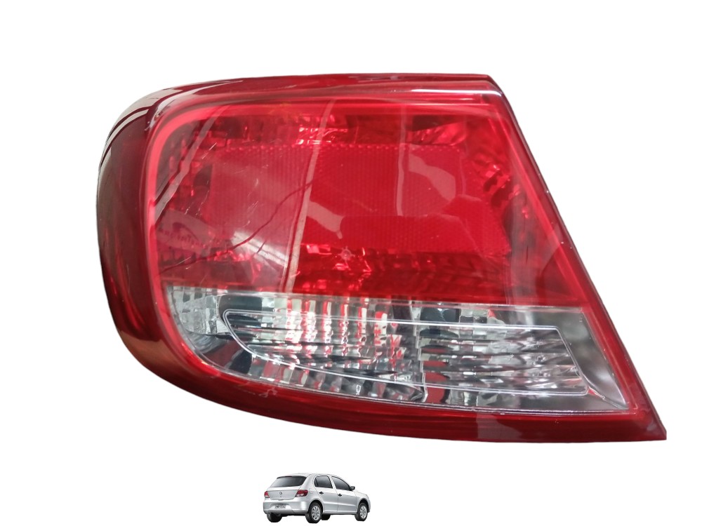 Lanterna Esquerda Vw Gol G5 2010 Esquerdo/motorista Vermelho