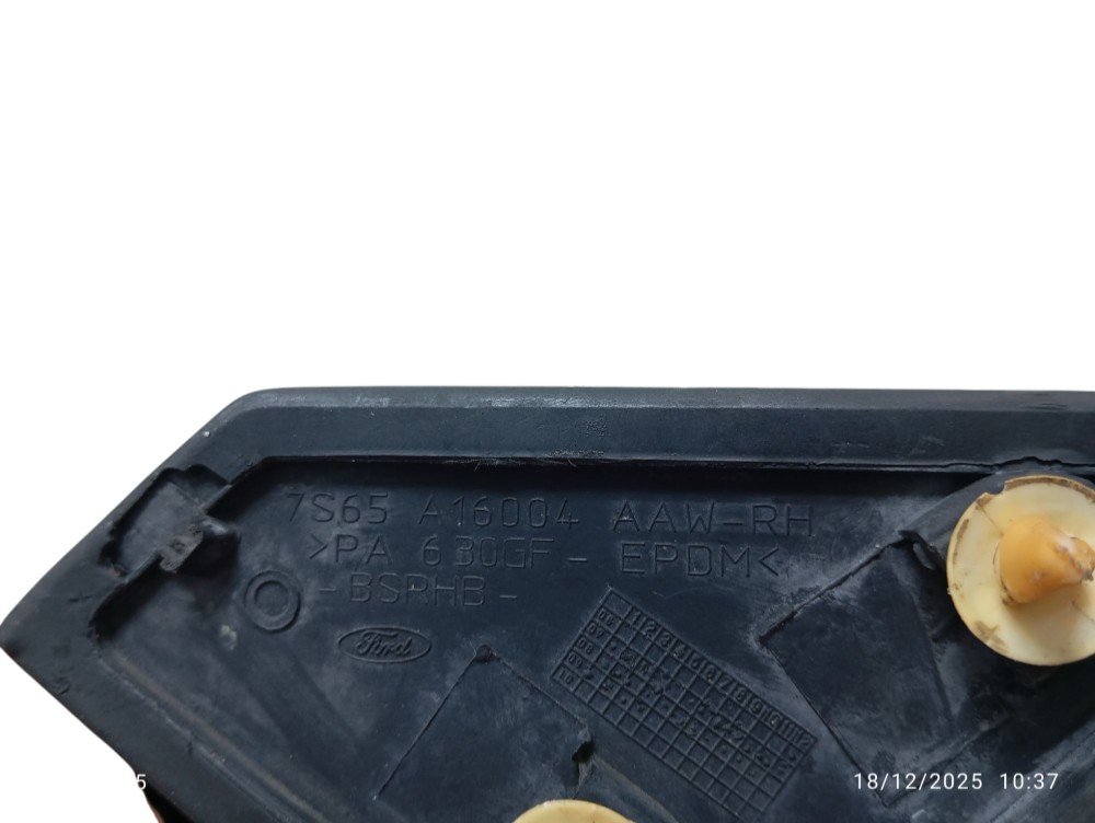 Moldura Externa Retrovisor L Esquerdo Ford Fiesta 2009 4