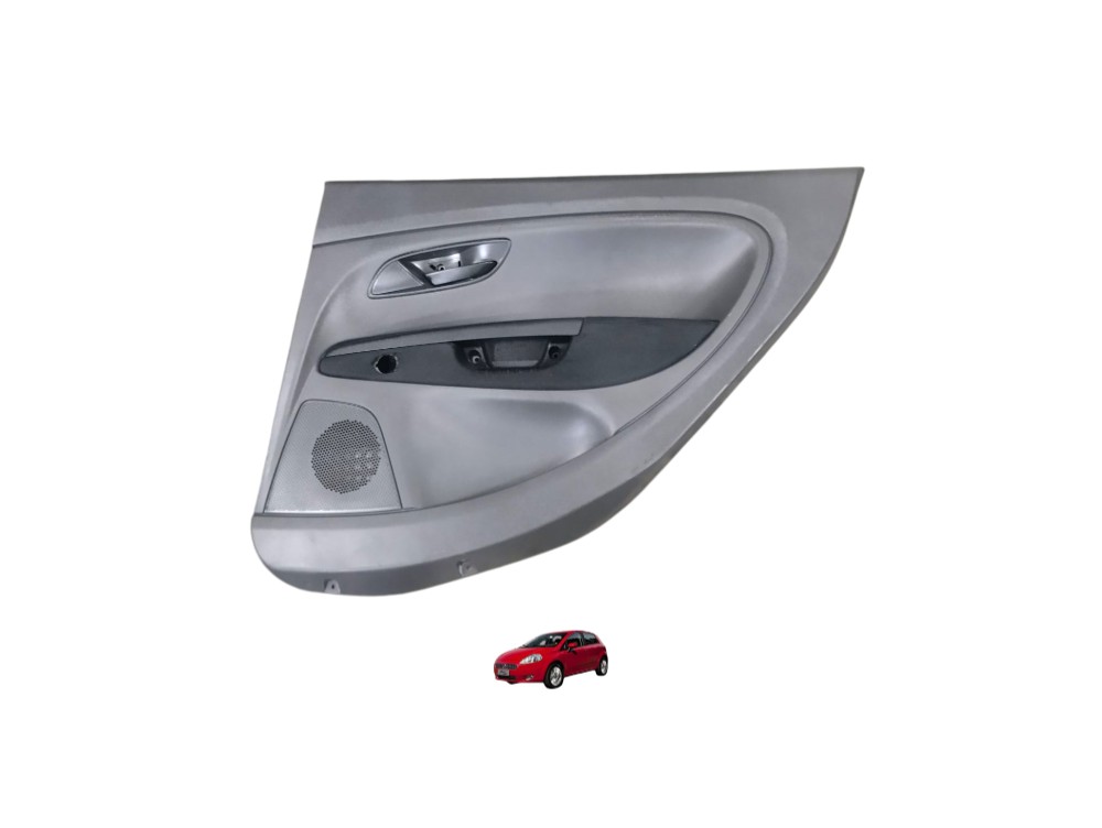 Forro Porta Traseira Direita Fiat Punto 2008 A 2012 Preto