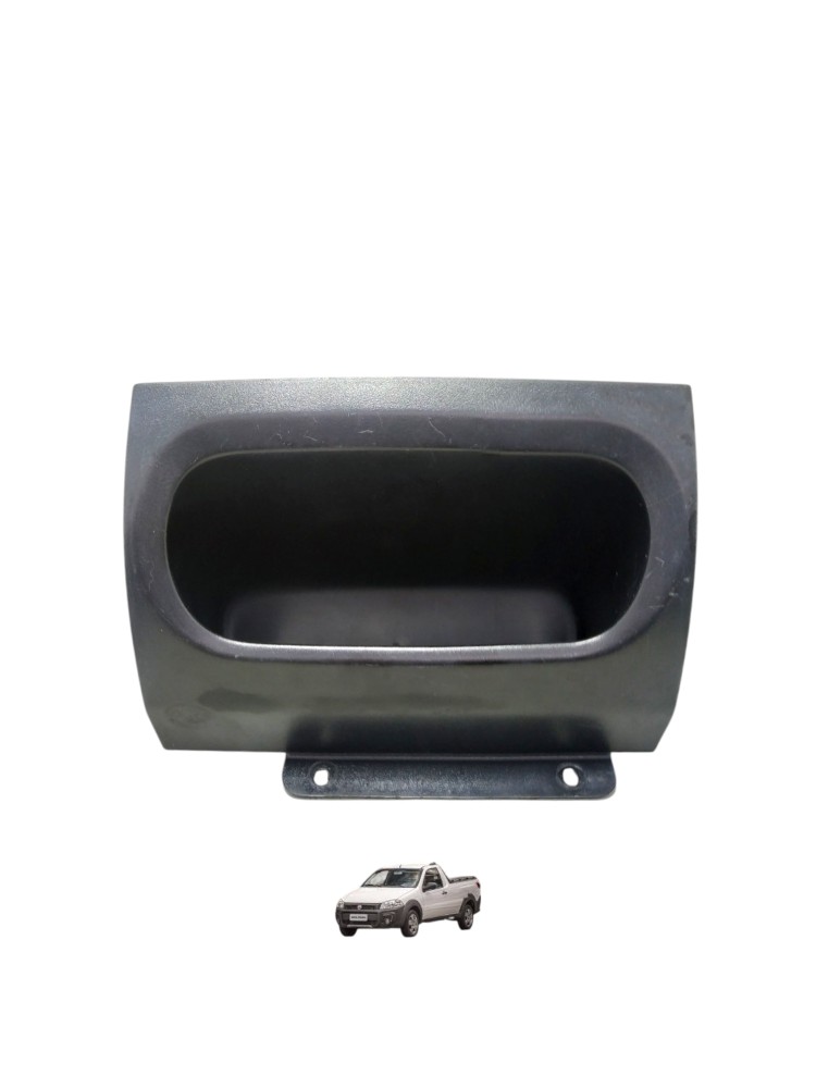 Moldura Porta Objetos Fiat Strada 2013 A 2020