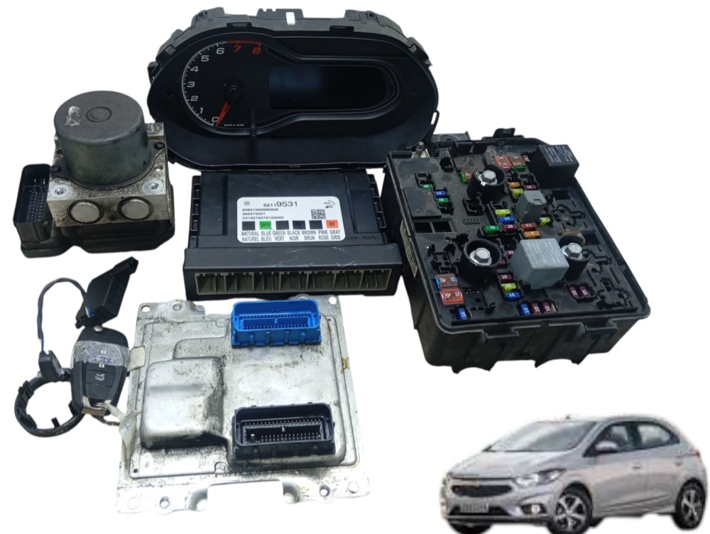 Kit Code Injeção Eletrônica Gm Onix 2013 A 2019 4
