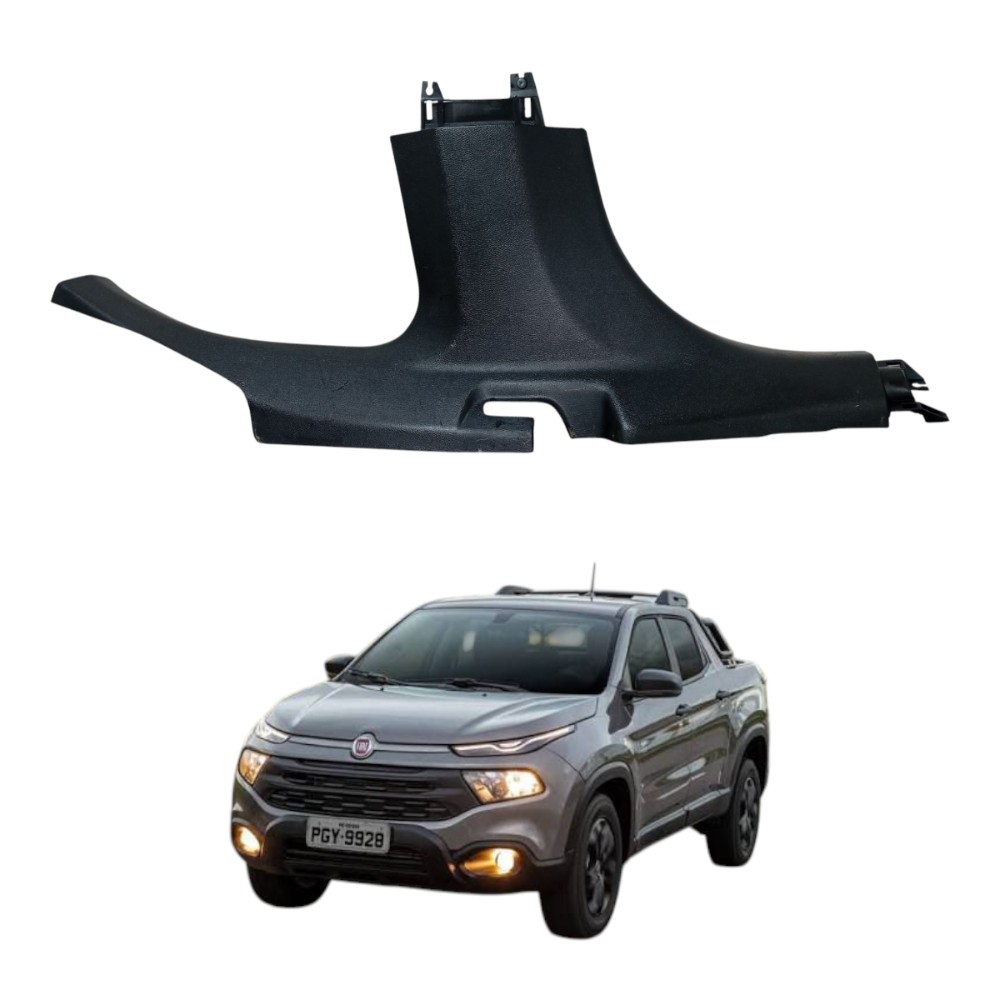 acabamento da coluna da porta esquerda fiat toro 2020 á 2023 3
