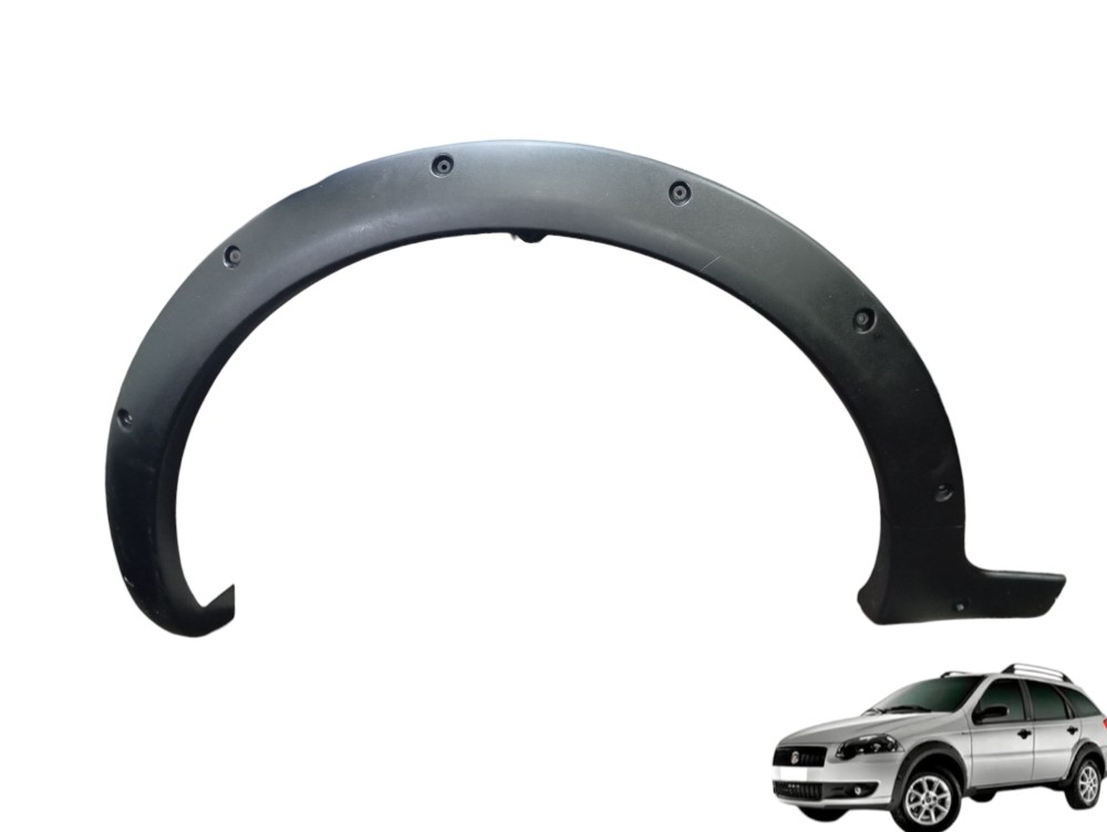 Moldura Esquerda Paralama Fiat Palio 2005 A 2012