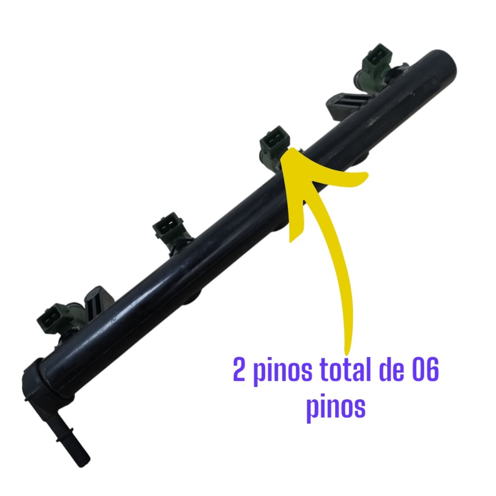 Flauta Bico Injetor Gm Onix Prisma Cobalt Spin 2011 Á 2019 4