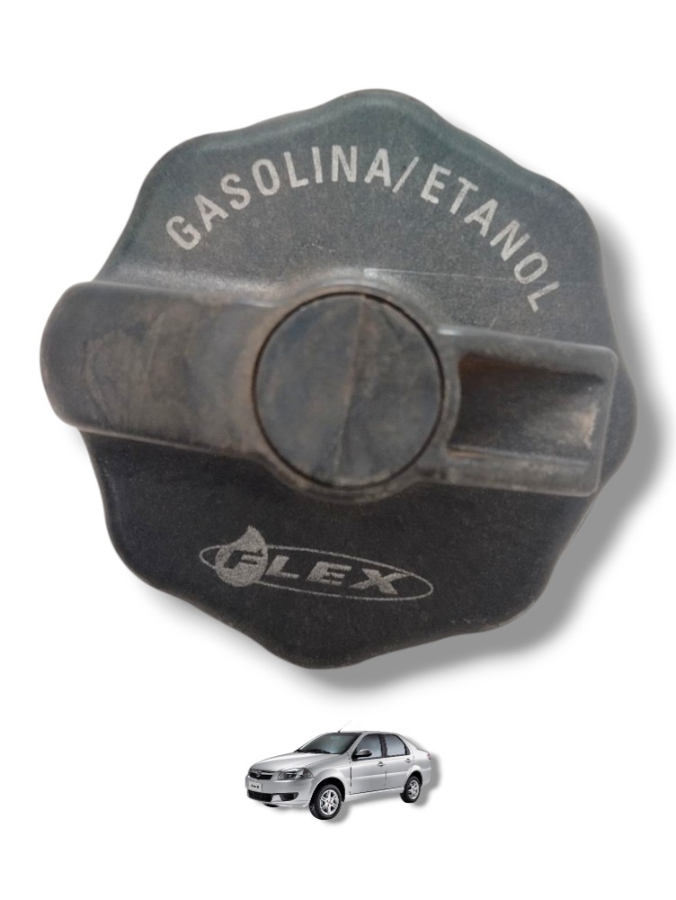 Tampa Tanque Combustível Fiat Siena El 2005 A 2014 Cinza