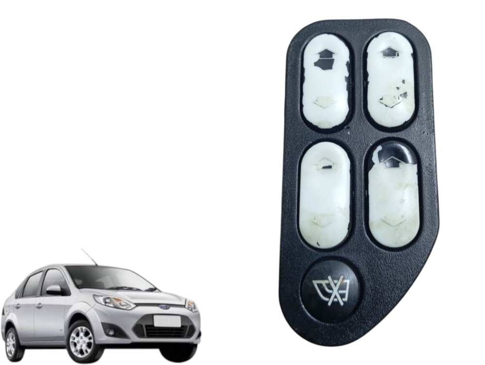 Botão Vidro Elétrico Quadruplo Ford Fiesta 2007 3