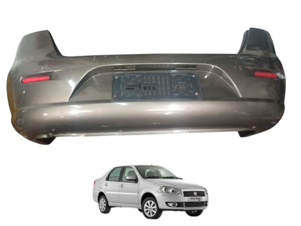 Parachoque Traseiro Fiat Siena 2005 A 2012