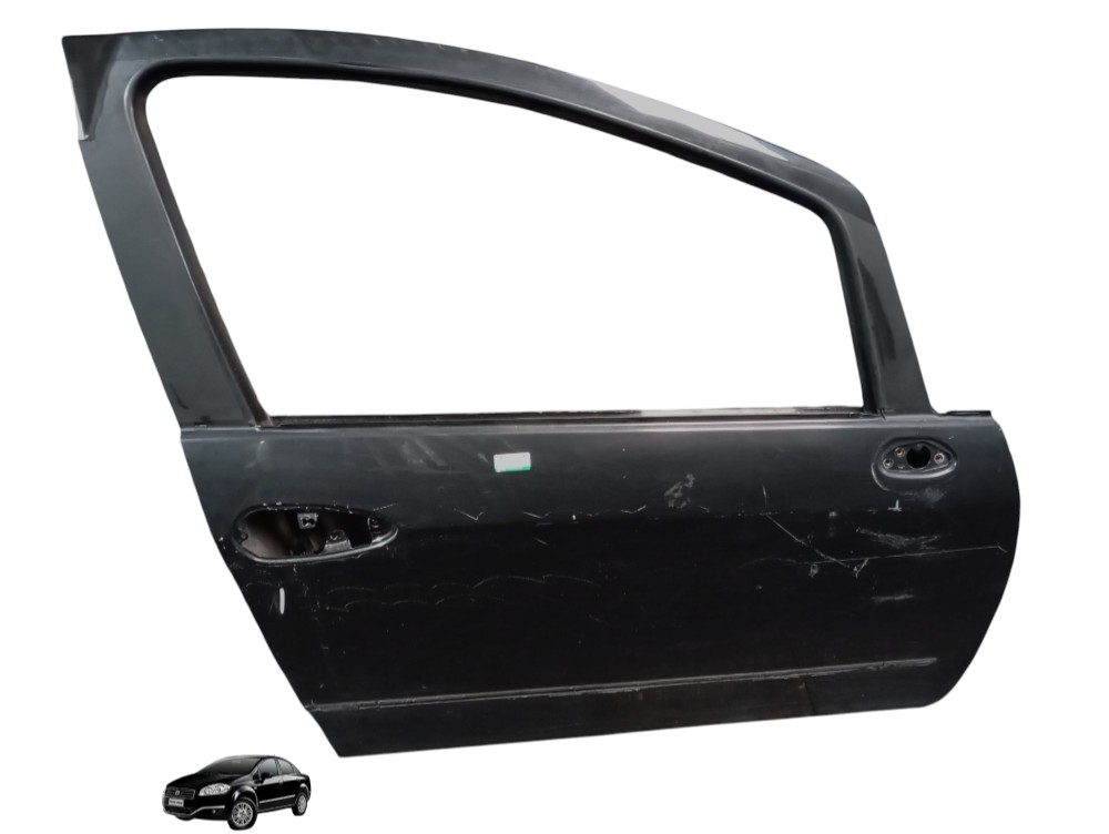 Porta Dianteira Direita Fiat Linea Essenc 2015 Dianteira Direita Preto