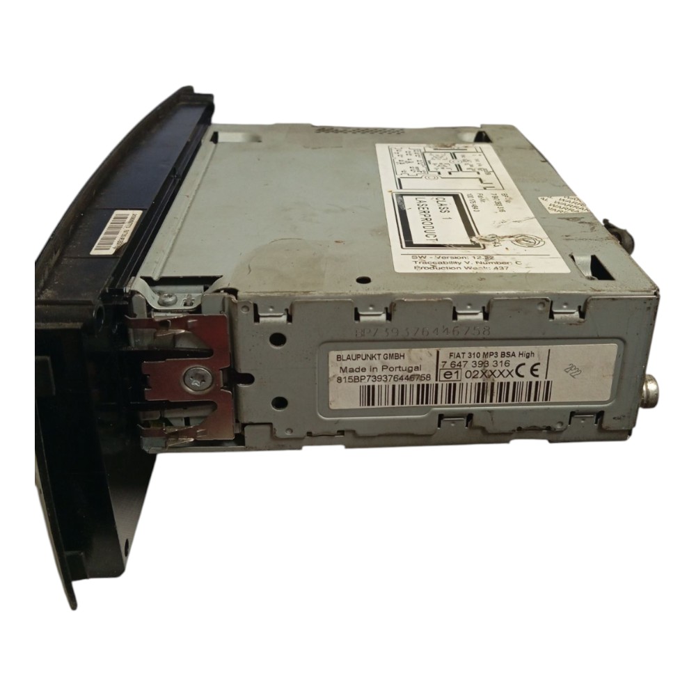 Radio Multimidia Fiat Linea 1.9 16v Para Desbloqueio Preto 3
