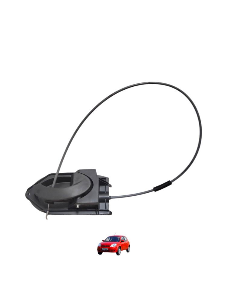 Maçaneta Interna Dianteira Direita Ford Ka 2008 A 2013 Preto Dianteira