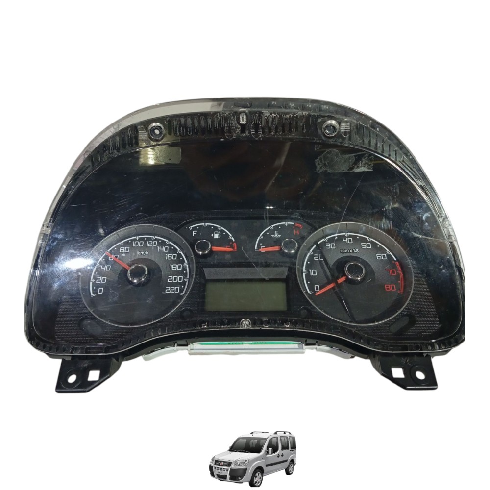 Painel Instrumento Fiat Doblo 2021 Preto