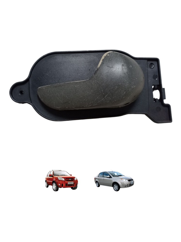 Maçaneta Interna Traseira Dir Ford Ecosport Fiesta 08 A 12 Cinza Traseira