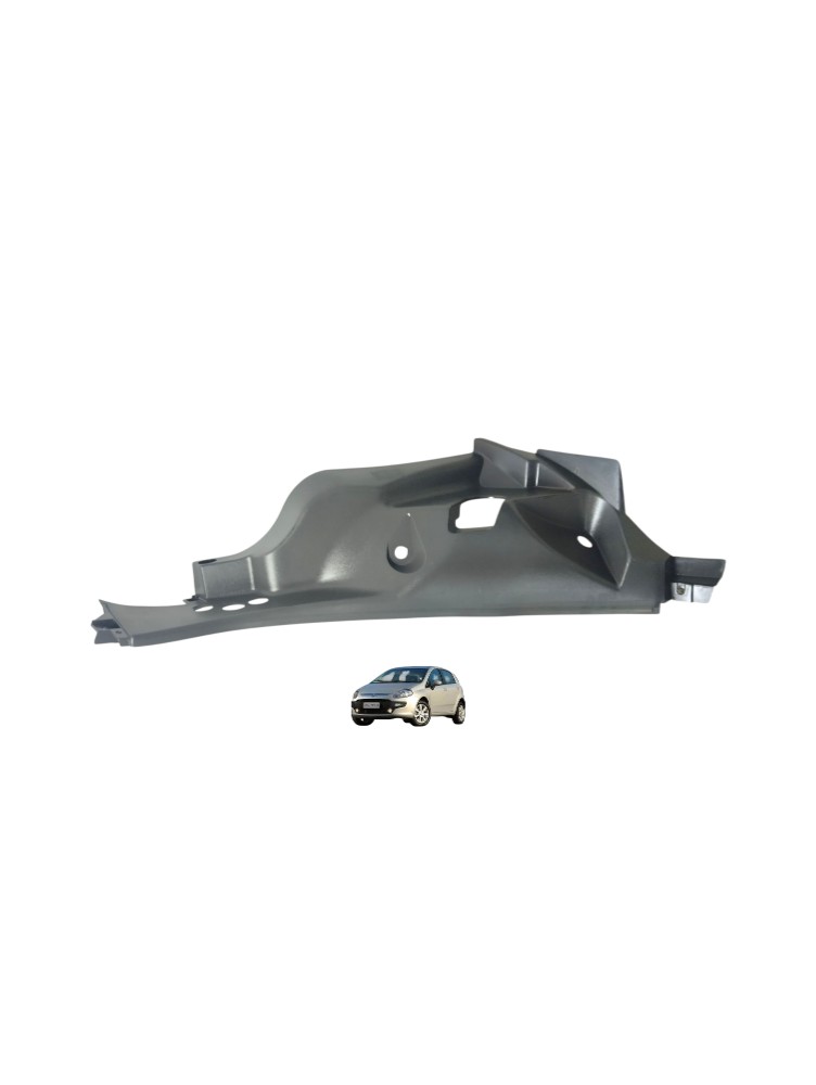 Soleira Banco Traseira Direita Fiat Punto 2008 A 2016 Preto
