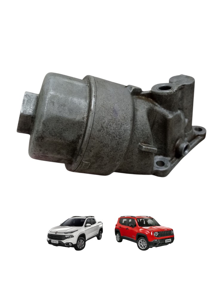 Suporte Filtro Óleo S/Sensor FIAT Toro JEEP Renegade 16 a 25