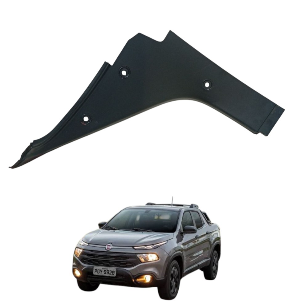 Acabamento Cacamba Esquerdo Fiat Toro 2020 Á 2023 4