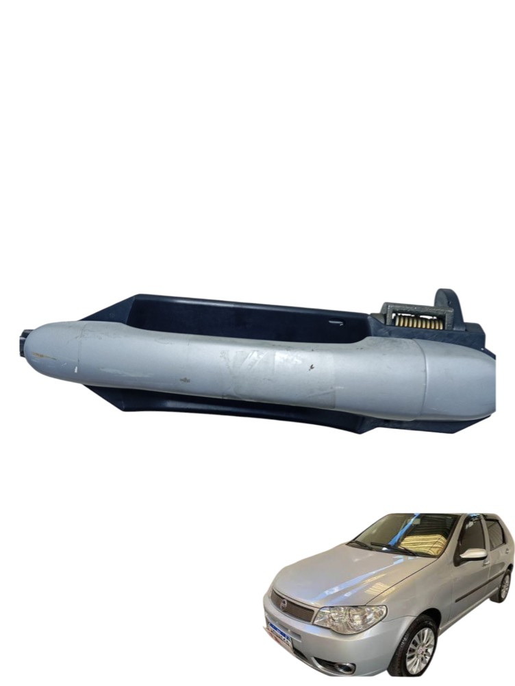 Maçaneta Externa Traseira Esq Fiat Palio Fire 2005 A 2012 Prata 3