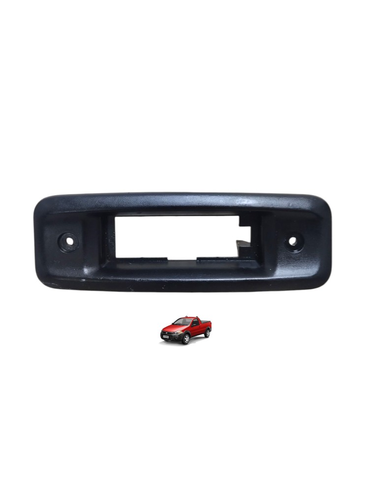 Moldura Luz Placa Fiat Strada 2014 A 2020