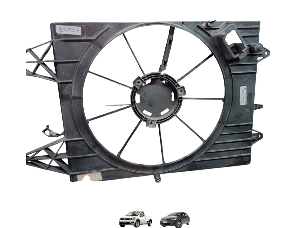 Defletor Ventoinha Radiador Vw Gol Voyage Saveiro G5 a G7