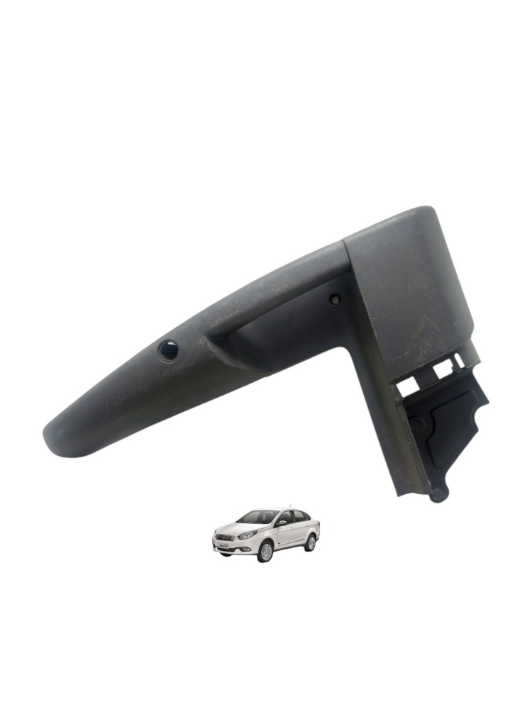 Apoio Puxador Porta Dianteira Direita Fiat Siena 2013 A 2020 Preto